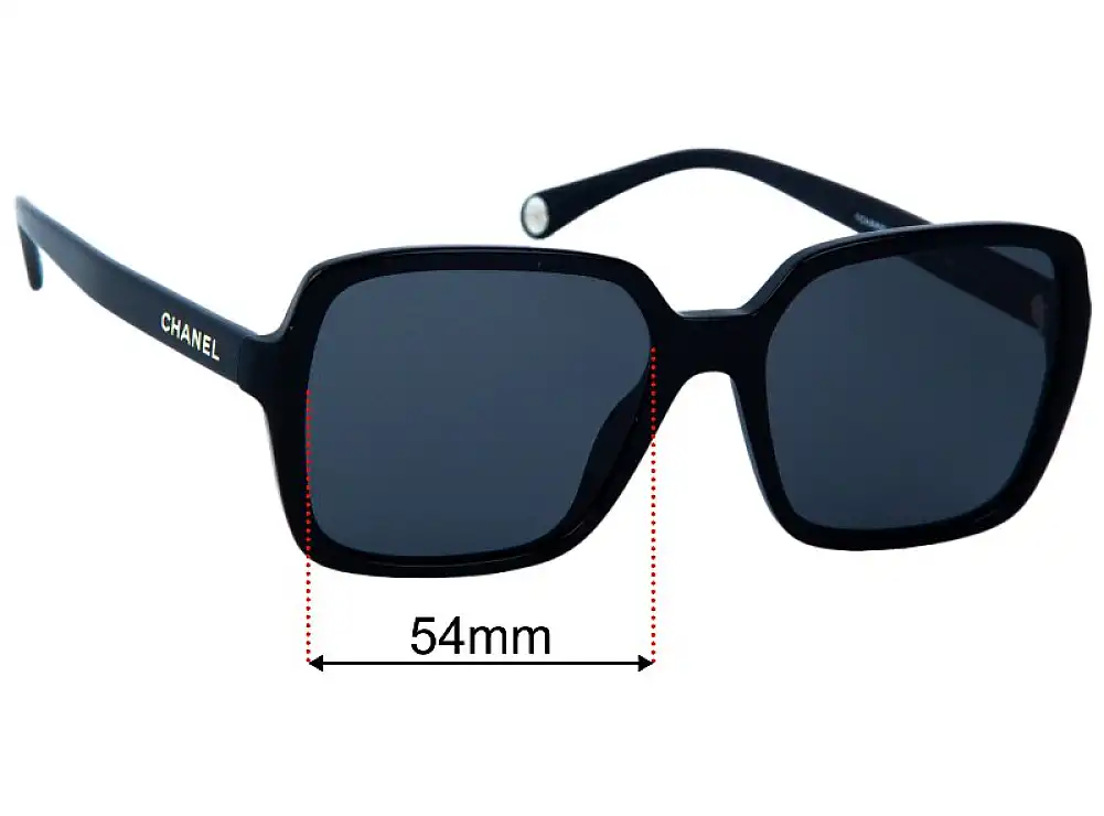 Chanel 5505 54mm Replacement Lenses by Sunglass Fix™